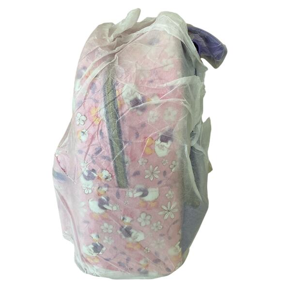 Loungefly Disney Daisy Duck Flower Mini Pink Purple Backpack NWT - Picture 10 of 15
